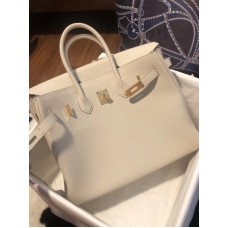 Hermes Birkin Original Togo Leather Milkshake White