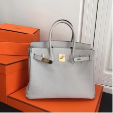 Hermes Birkin Original Togo Leather Light Grey