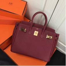 Hermes Birkin Original Togo Leather Crimson  