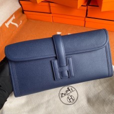 Hermès Jige Elan 29 touch clutch In Blue