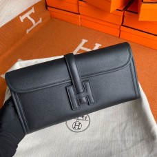 Hermès Jige Elan 29 touch clutch In Black 