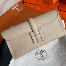 Hermès Jige Elan 29 touch clutch In Gray