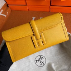 Hermès Jige Elan 29 touch clutch In Yellow