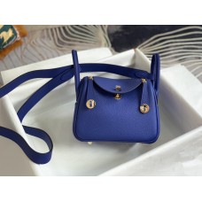 Hermès Mini Lindy Bag Blue