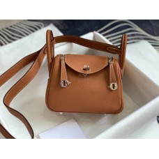 Hermès Mini Lindy Bag Brown 