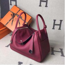 Hermès Lindy Bag Wine Red