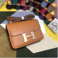 Hermes Constance 23cm(18cm) Bag Brown with Gold Hardware