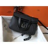 Hermes Halzan Bag In Taurillon Clemence Leather