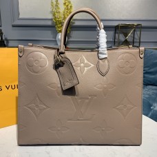 Louis Vuitton Monogram Empreinte Giant Onthego Bag Grey