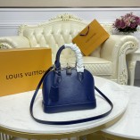 Louis Vuitton Alma BB Bag 32cm GM Epi Canvas In Blue