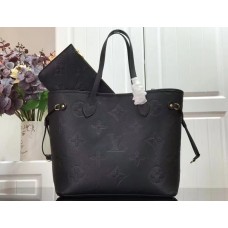 Louis Vuitton Neverfull Empreinte MM Black in Leather M40995