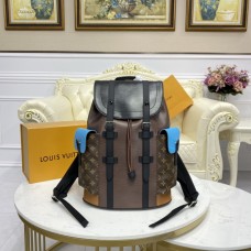 Louis Vuitton CHRISTOPHER Backpack Water ripple leather