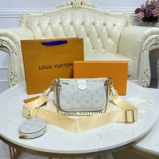 Louis Vuitton Multi Pochette Accessories M44813 White