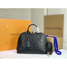 Louis Vuitton Neo Alma PM Monogram Empreinte Leather in Black