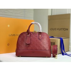 Louis Vuitton Neo Alma PM Monogram Empreinte Leather in Red