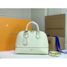 Louis Vuitton Neo Alma PM Monogram Empreinte Leather in White