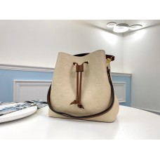 Louis Vuitton NéoNoé MM Monogram Empreinte Leather Beige