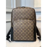 Louis Vuitton Dean Backpack Monogram Macassar Canvas in Brown M45335 Black