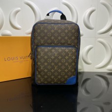 Louis Vuitton Dean Backpack Monogram Macassar Canvas in Brown M45335 Blue