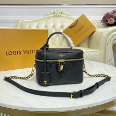 Louis Vuitton Vanity PM Monogram Empreinte Leather Black M45598