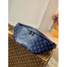 Louis Vuitton Discovery Bumbag PM Monogram Shadow In Blue M45729