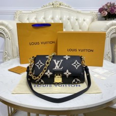 Louis Vuitton Favourite Bag M45859 Black Creme