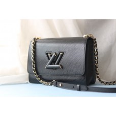 Louis Vuitton Twist MM Epi Leather in Black M50282