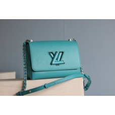 Louis Vuitton Twist MM Epi Leather in Ice Blue M50283