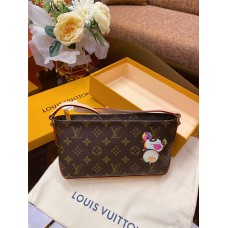 Louis Vuitton Monogram Trotteur Shoulder Bag M51240 Panda