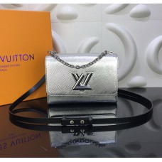 Louis Vuitton Twist MM Epi Leather in Silver M55404