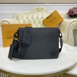 Louis Vuitton Messenger LV Aerogram in Black M57080