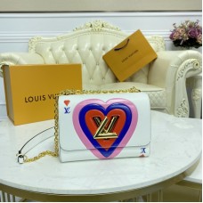 Louis Vuitton Twist MM Epi Leather in White 57460