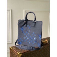 Louis Vuitton Sac Plat Zippé Other Leathers In Blue M57843