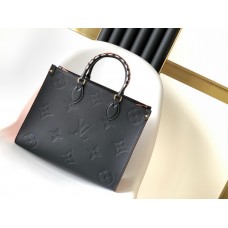 Louis Vuitton LV OntheGo MM Wild at Heart Black M58522