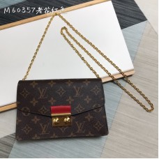 Louis Vuitton Croisette Chain Wallet In Red M60357  