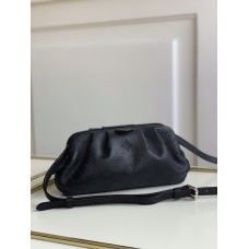 Louis Vuitton Scala Mini Pouch Mahina M80093 Black