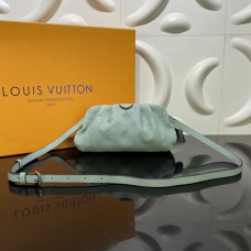 Louis Vuitton Scala Mini Pouch Mahina M80094 Vert Lagon