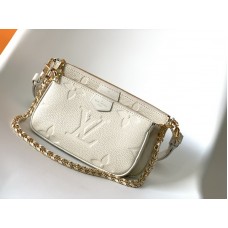 Louis Vuitton Multi Pochette Accessories M80447 White Print