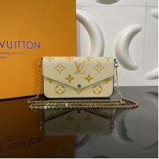 Louis Vuitton Félicie Pochette Monogram Empreinte Leather M80498