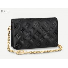 Louis Vuitton Pochette Coussin H27 in Black M80742