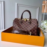 Louis Vuitton Speedy Bandoulière 25 Damier Ebene in Brown