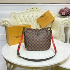 Louis Vuitton Damier Ebène Canvas Handbag South Bank Besace N42230