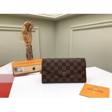 Louis Vuitton Damier Ebene Portefeuille Sarah Wallet N60531