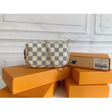 Louis Vuitton Mini Pochette Accessories Damier Azur