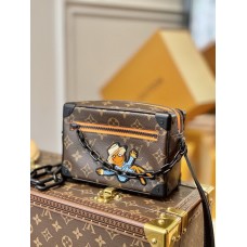 Louis Vuitton Mini Soft Trunk Monogram Other In Brown M80159