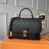 Louis Vuitton Marignan Messenger Bag in Empreinte Leather M44544 Black