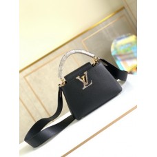 Louis Vuitton Capucines Mini Bag M55921 Black