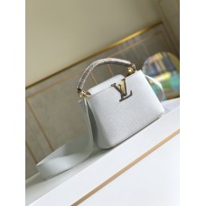 Louis Vuitton Capucines Mini Bag M55921 White