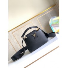 Louis Vuitton Capucines Mini Bag M55985 Black/Gold