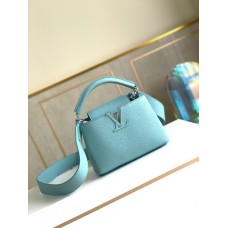 Louis Vuitton Capucines Mini Bag M55985 Ice Blue